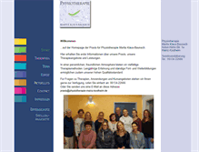 Tablet Screenshot of physiotherapie-mainz-kostheim.de